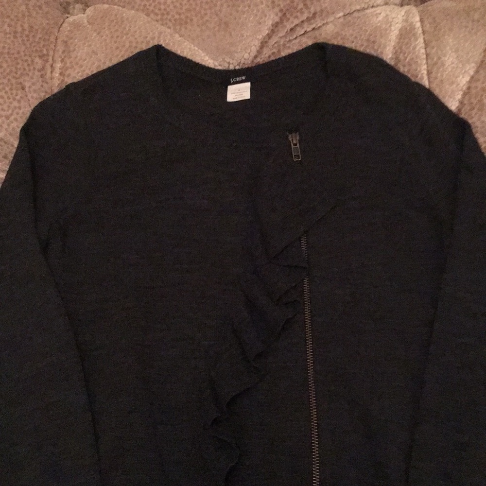 J. Crew Ruffle Cardigan - Picture 3 of 4